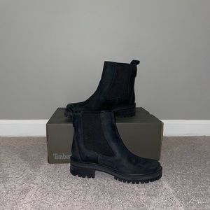 Timberland Courmayeur Valley Chelsea Black Boots